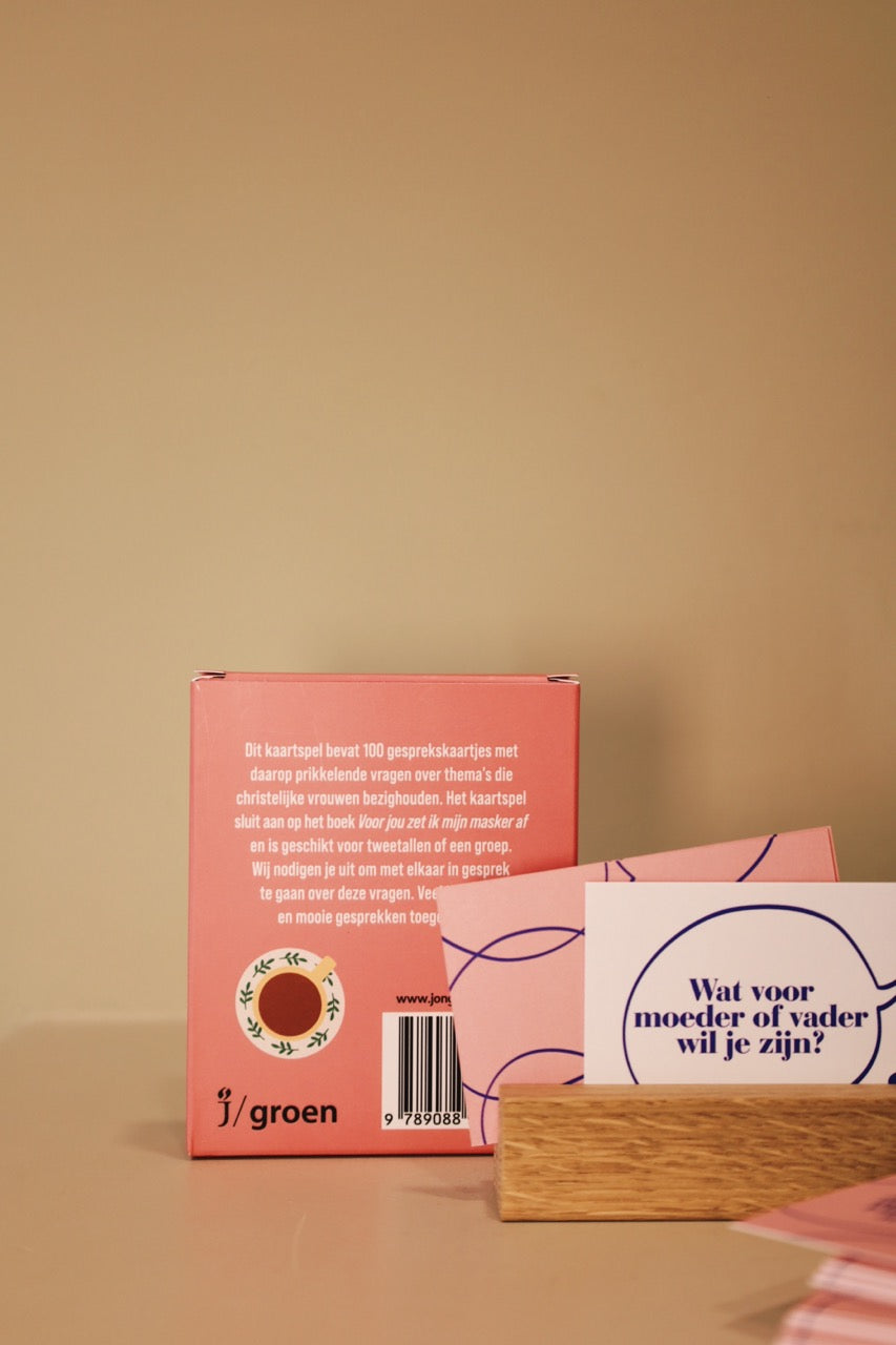 Gesprekskaarten – Voor jou zet ik mijn masker af