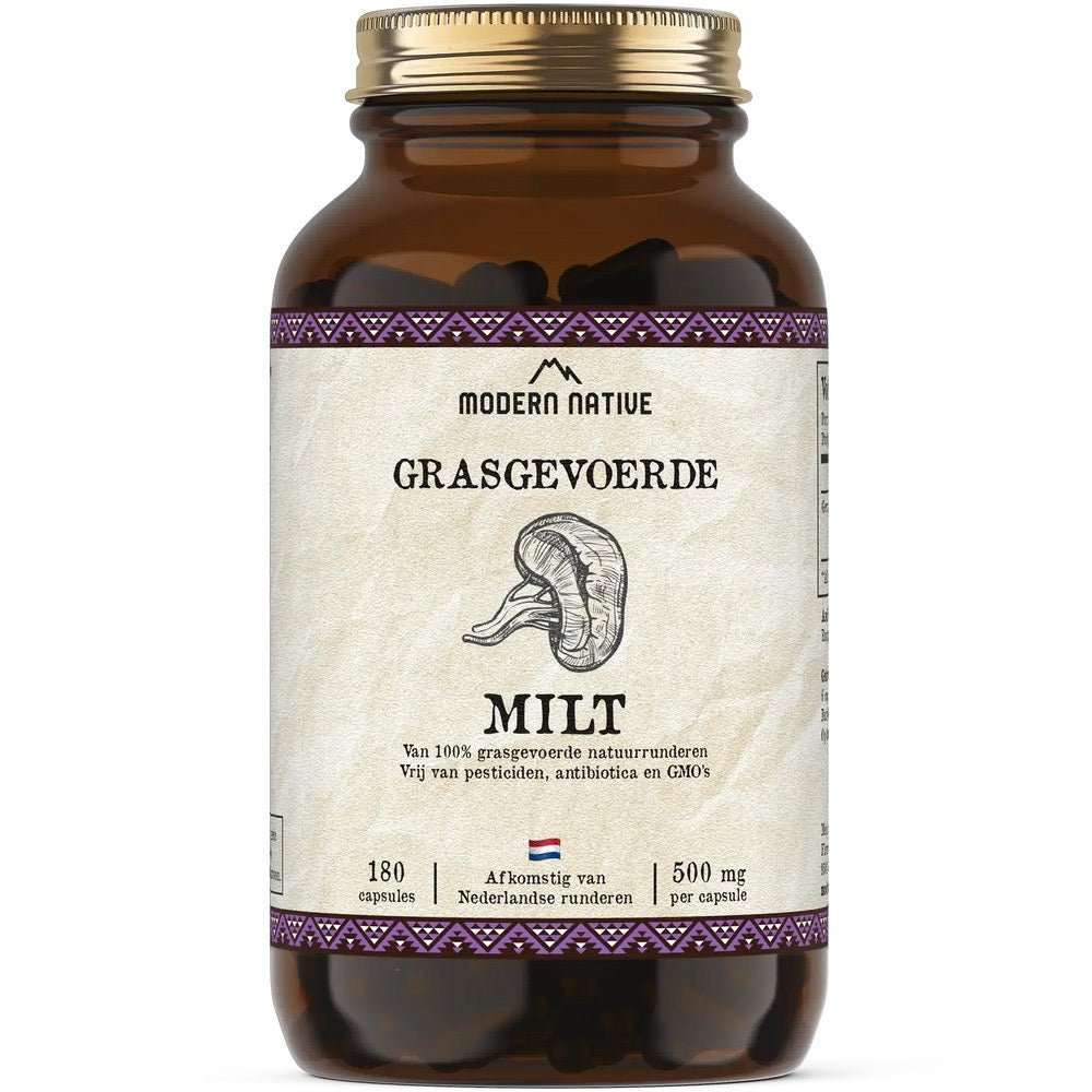 Modern Native grasgevoerde milt 180 capsules