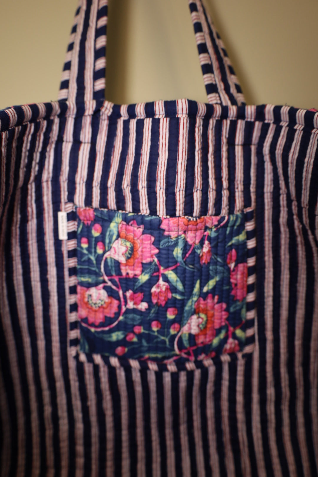 Luiertas Roze bloemen