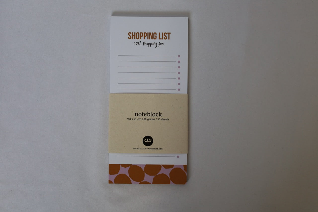 Noteblock - Shopping List