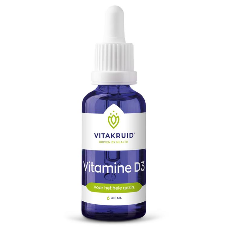 Vitakruid Vitamine D3 druppels voor het hele gezin 30 ml