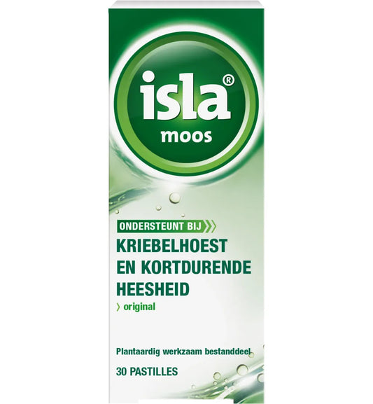 Isla Moos Keelpastilles 30 stuks