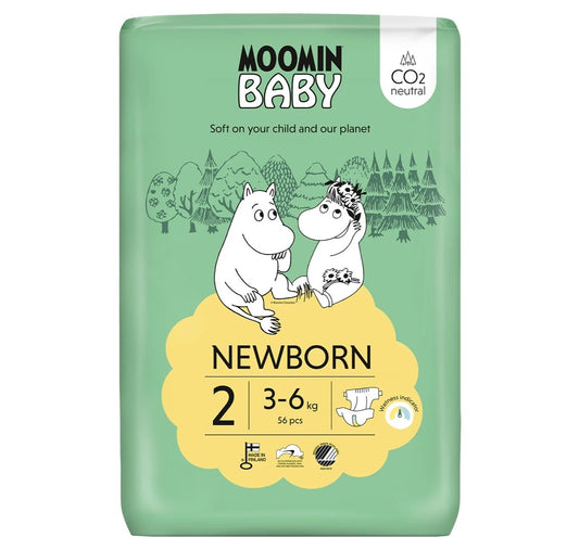 Moomin Baby Luiers maat 2 [56 stuks] 3-6 kg