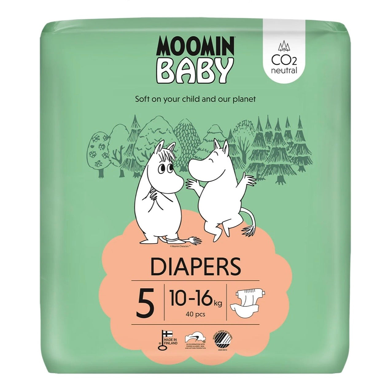 Moomin Baby Luiers maat 5 [40 stuks] 10-16 kg