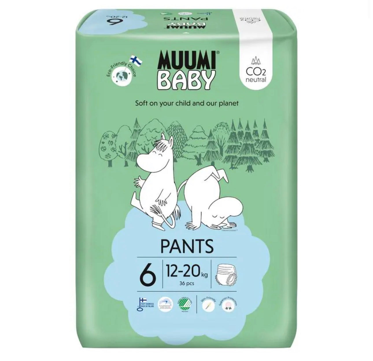 Muumi Luierbroekjes maat 6 [36 stuks] 12-20 kg