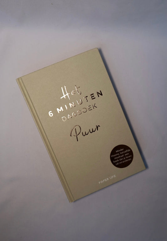 Het 6 minuten dagboek Puur - Beige