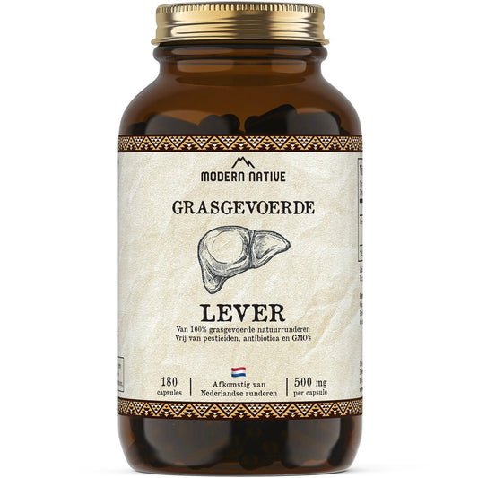 Modern Native grasgevoerde lever 180 capsules