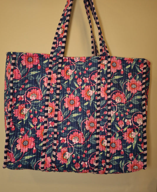 Luiertas Roze bloemen