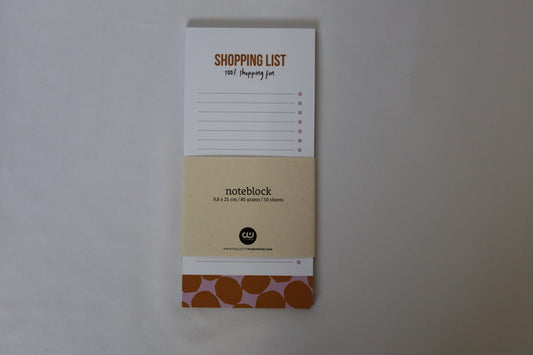 Noteblock - Shopping List