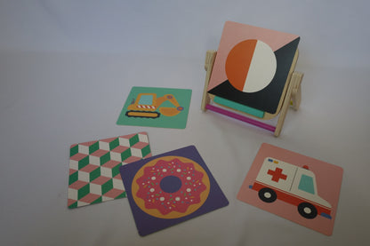 Montessori Spiegel met Stimulatie kaarten