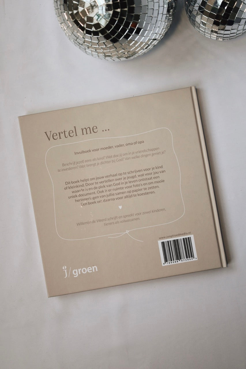 Invulboek - Vertel me