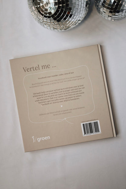 Invulboek - Vertel me